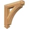 Ekena Millwork Thorton Arts & Crafts Rough Sawn Bracket, Western Red Cedar, 4"W x 24"D x 24"H BKT04X24X24THR03RWR - alternate 1